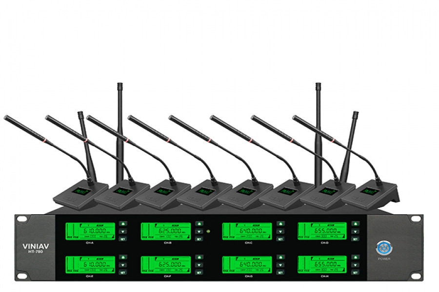 VINIAV HT-780一拖八會(huì)議無(wú)線話筒